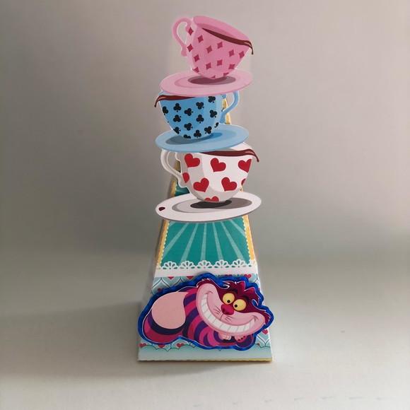 Caixas Cone Personalizada Alice No País das Maravilhas!