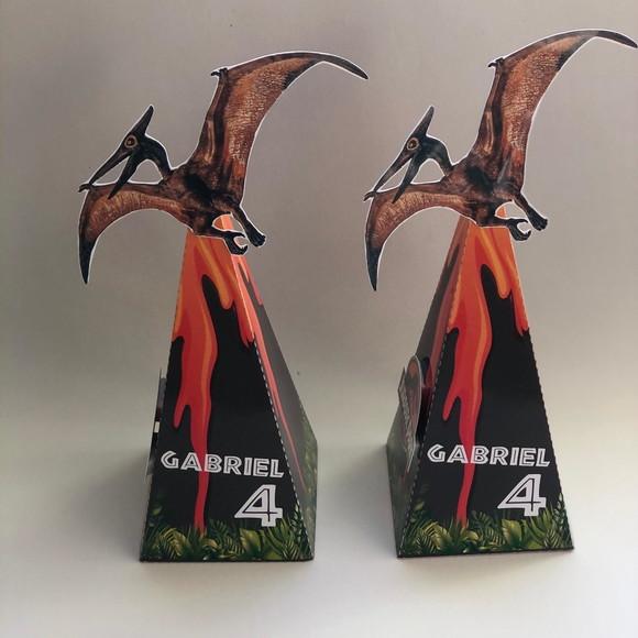 Caixas Cone Personalizada no tema Dinossauro Jurassic Park