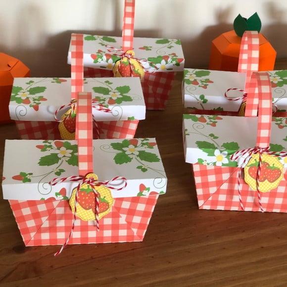 Cesta Piquenique Lembrancinha Personalizada