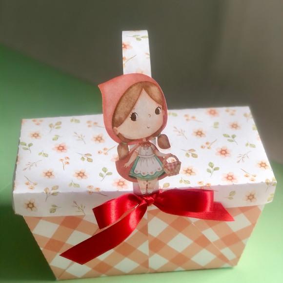 Cesta Piquenique Personalizada no Tema Chapeuzinho Vermelho!