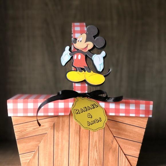 Cesta Piquenique Personalizada no Tema Mickey!