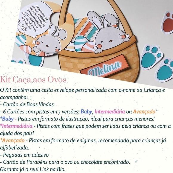 Kit Caça aos Ovos de Páscoa!