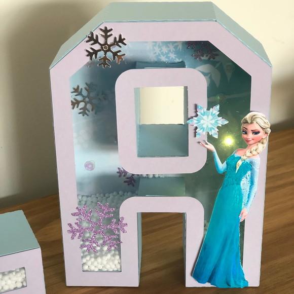 Letras e Números 3D! Personalizado na cor e tema da festa!