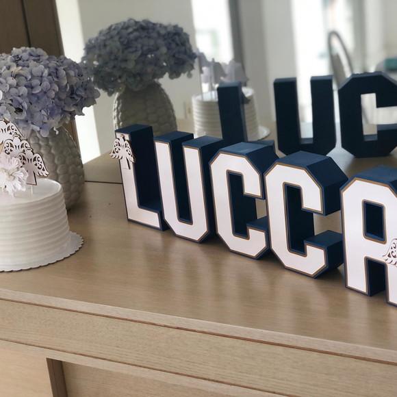 Letras e Números 3D! Personalizado na cor e tema da festa!