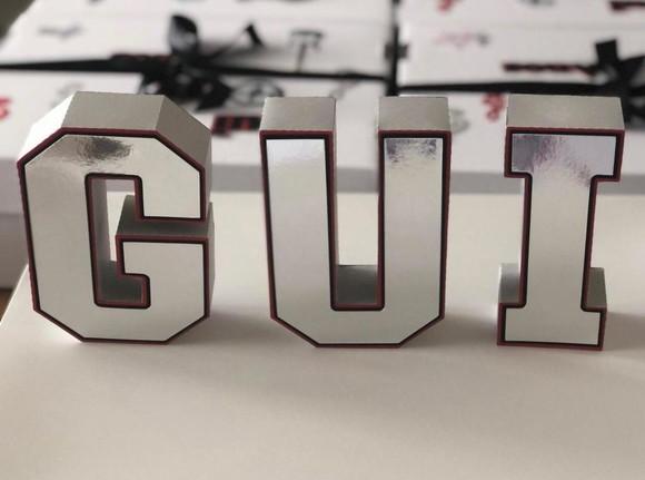 Letras e Números 3D! Personalizado na cor e tema da festa!