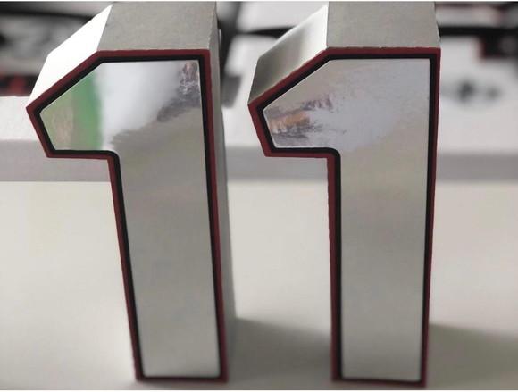 Letras e Números 3D! Personalizado na cor e tema da festa!