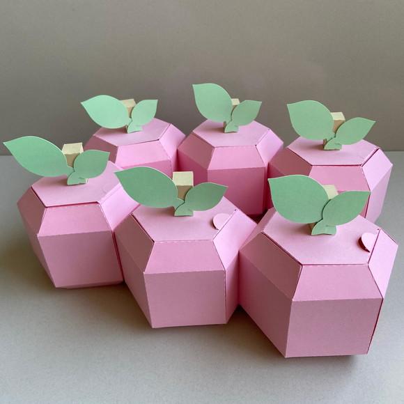 Maçã e Laranja 3d Candy Colors Kit com 3 Unidades!
