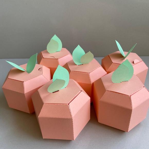 Maçã e Laranja 3d Candy Colors Kit com 3 Unidades!