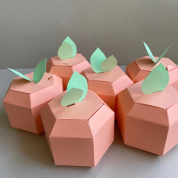 Maçã e Laranja 3d Candy Colors Kit com 3 Unidades!
