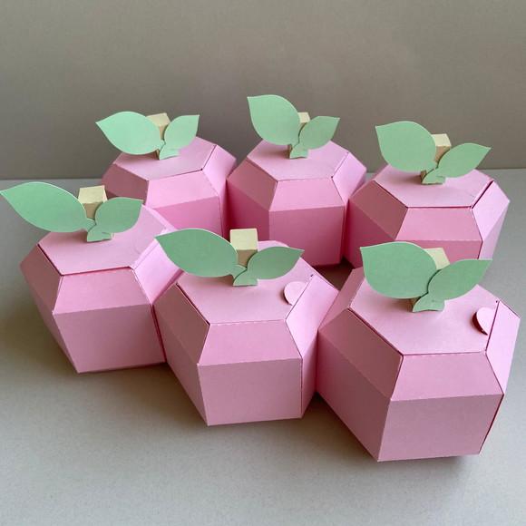 Maçã e Laranja 3d Candy Colors Kit com 3 Unidades!