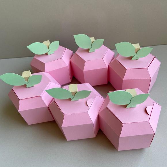Maçã e Laranja 3d Candy Colors Kit com 3 Unidades!