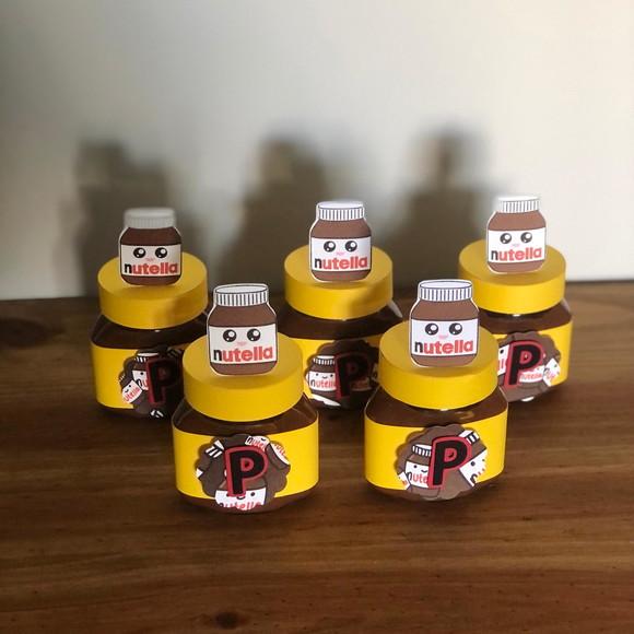 Mine Nutella Personalizada com apliques em camadas!