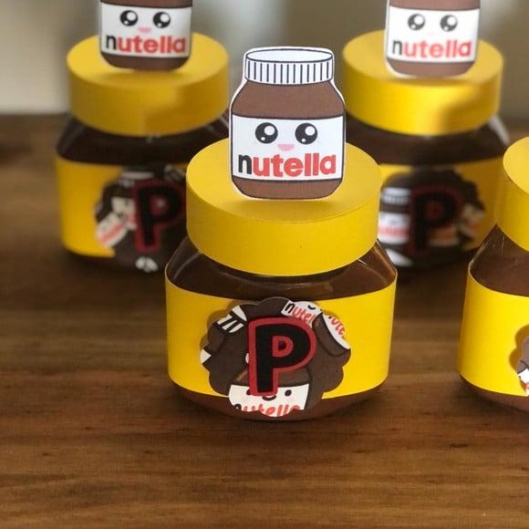 Mine Nutella Personalizada com apliques em camadas!
