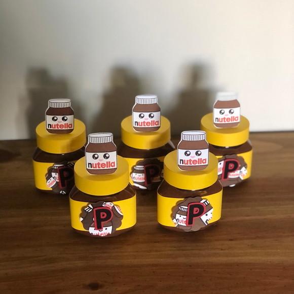 Mine Nutella Personalizada com apliques em camadas!