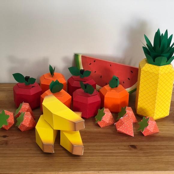Morangos 3D Kit com 6 unidades!