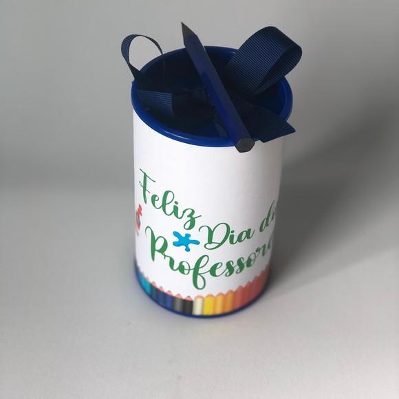 Tubo Cofre Personalizado no tema Dia dos Professores