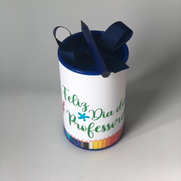 Tubo Cofre Personalizado no tema Dia dos Professores