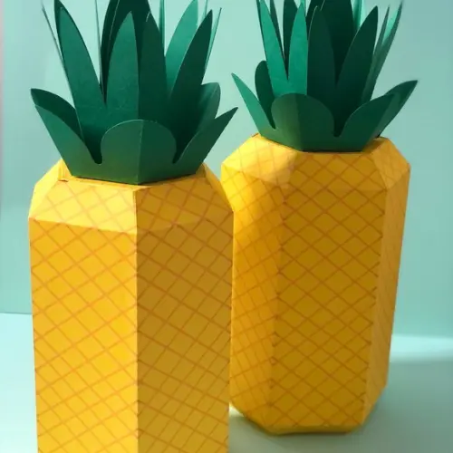 Abacaxi 3D Kit com 2 unidades!