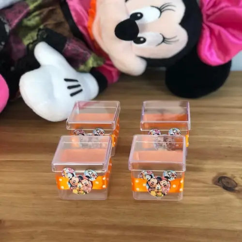 Caixa Acrílica Personalizada com o tema Turma do Mickey!