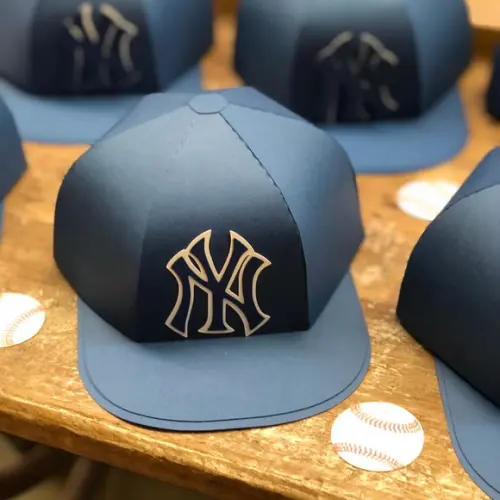 Caixa Bone Personalizada No Tema New York Yankees!