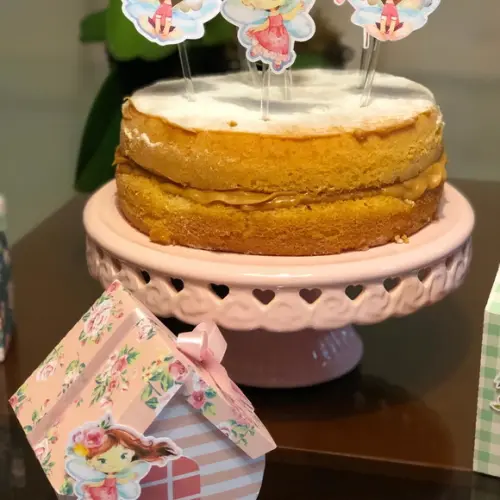 Caixa Casinha Personalizada no tema jardim das Fadas!