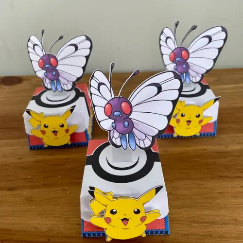Caixa Cubo Personalizada no Tema Pokémon!