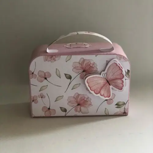 Caixa Lembrancinha Maleta Personalizada no Tema Jardim!