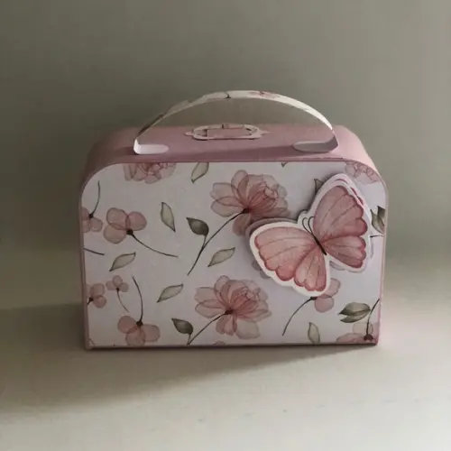 Caixa Lembrancinha Maleta Personalizada no Tema Jardim!