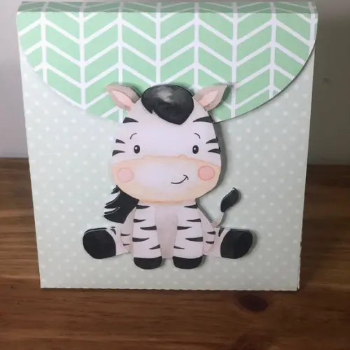Caixa Lembrancinha Mochila Personalizada no tema Safari!