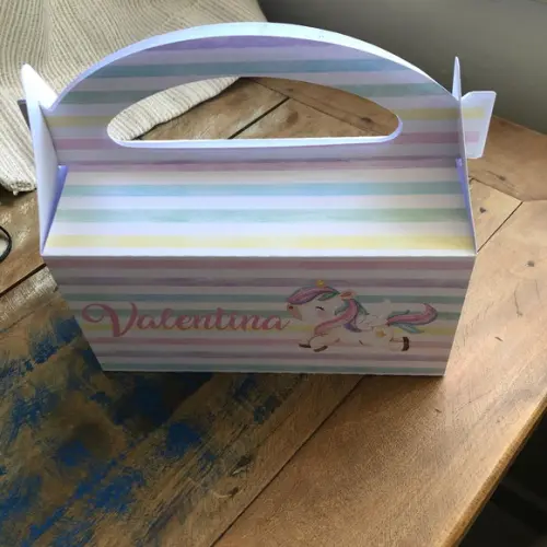 Caixa Maleta Personalizada no tema Unicórnio!!!