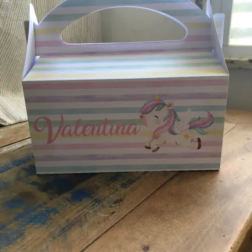 Caixa Maleta Personalizada no tema Unicórnio!!!