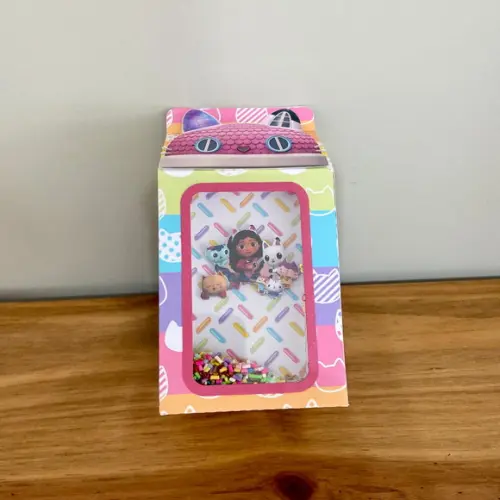 Caixa Milk com Shaker no Tema Casa Mágica da Gabby!!
