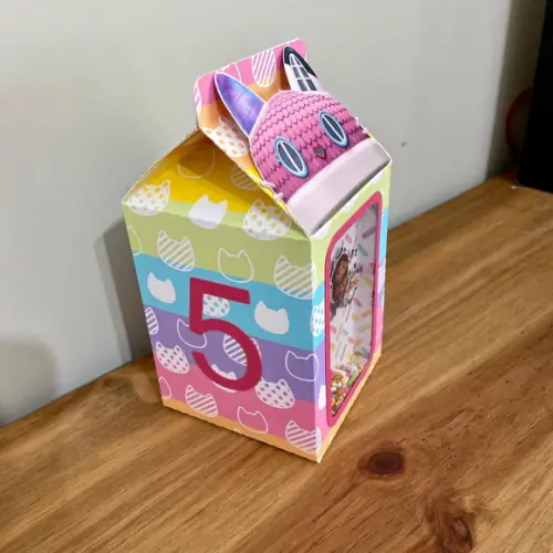 Caixa Milk com Shaker no Tema Casa Mágica da Gabby!!