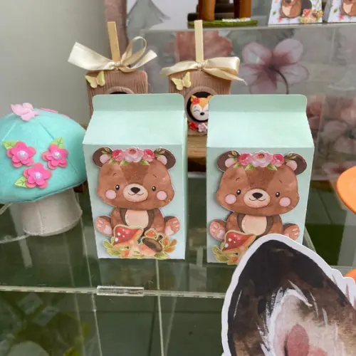 Caixa Milk Personalizada no Tema Bosque!