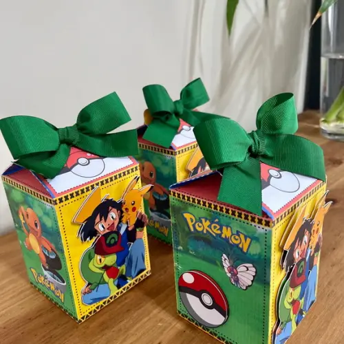 Caixa Milk Personalizada no Tema Pokémon!