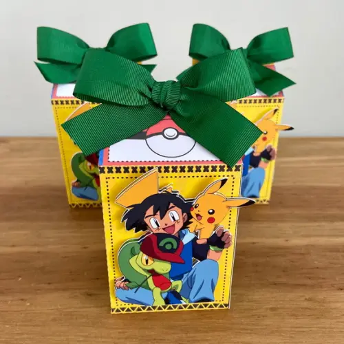 Caixa Milk Personalizada no Tema Pokémon!