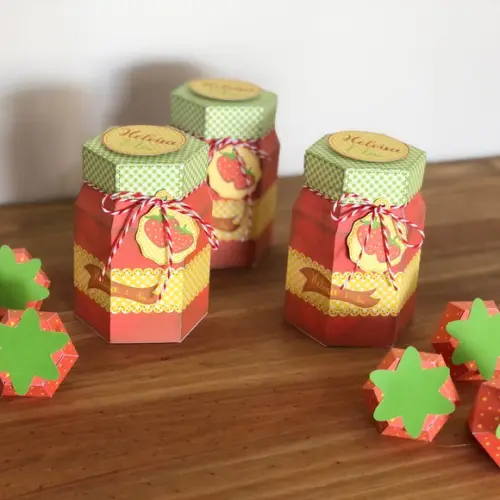Caixa Pote de Geleia Personalizada no tema Frutinha!