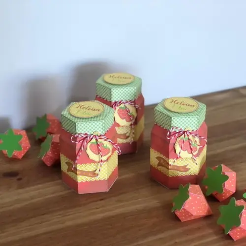Caixa Pote de Geleia Personalizada no tema Frutinha!