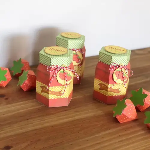 Caixa Pote de Geleia Personalizada no tema Frutinha!