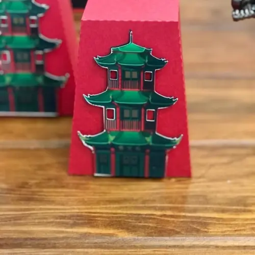 Caixa Sino Personalizada No Tema Japão!!!