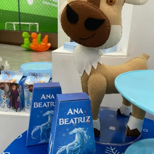 Caixa Sino Personalizada no Tema Frozen!