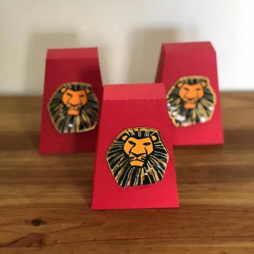 Caixa Sino Personalizada no tema O Rei Leão!