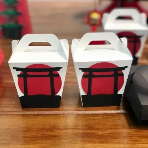 Caixa Sushi Personalizada No Tema Japão!