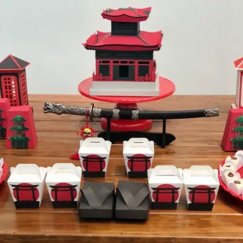Caixa Sushi Personalizada No Tema Japão!