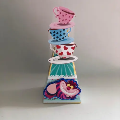 Caixas Cone Personalizada Alice No País das Maravilhas!