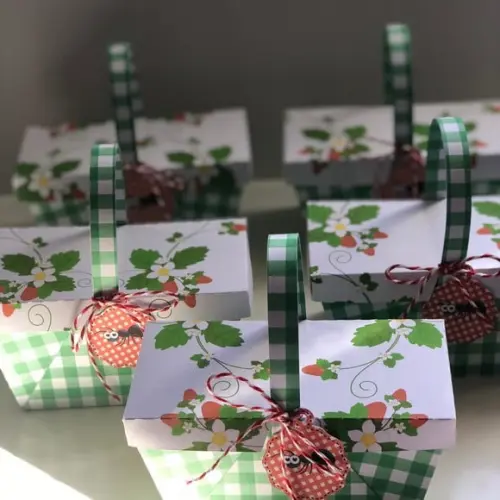 Cesta Piquenique Lembrancinha Personalizada