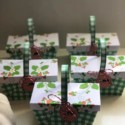 Cesta Piquenique Lembrancinha Personalizada