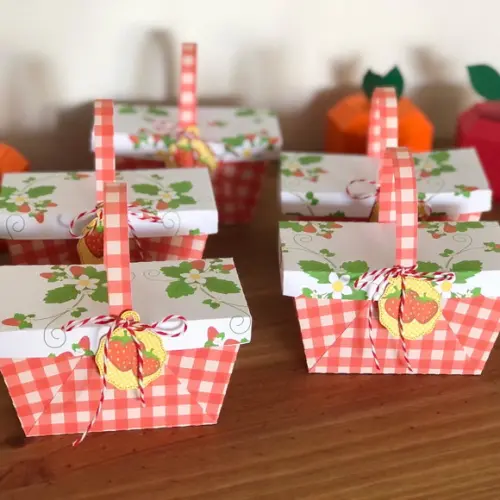 Cesta Piquenique Lembrancinha Personalizada