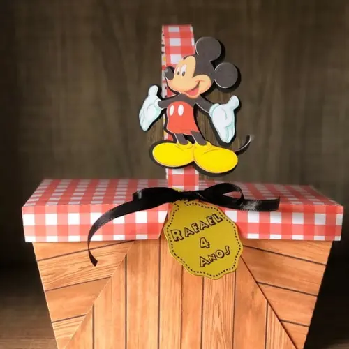 Cesta Piquenique Personalizada no Tema Mickey!