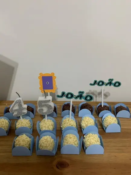 Kit 20 Topers para Docinhos Personalizado no tema da festa
